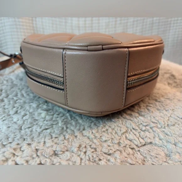 Coach Heart Crossbody
With Quilting in Buff Silver Hardware - Picture 5 of 9